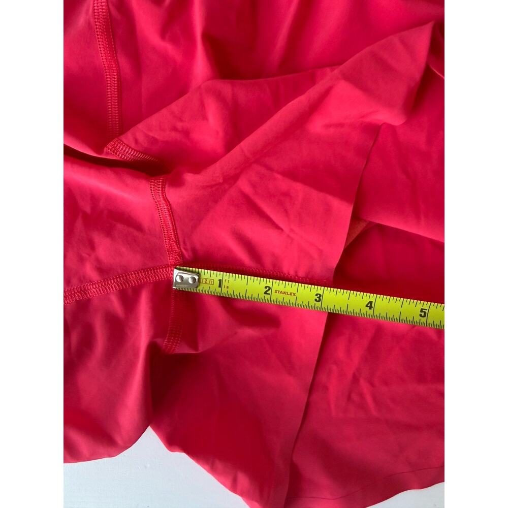 Lululemon Fast and Free High Rise Split 3” Shorts Women’s Medium Red - Picture 6 of 7